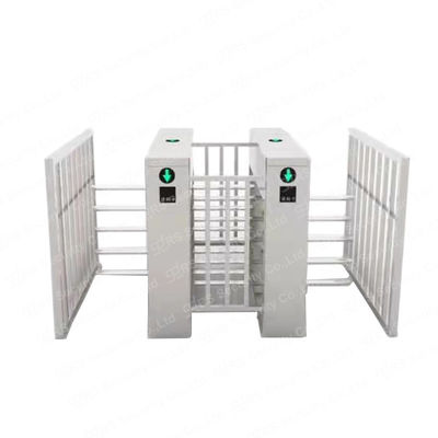 Half Height Access Control Turnstile Gate Single Entrance Mechanism For Railway Station